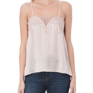 Cami NYC The Sweetheart Charmeuse Tank Top In Pink